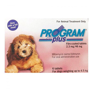 Program Plus Plus for Dogs 1 - 10 lbs (Pink)