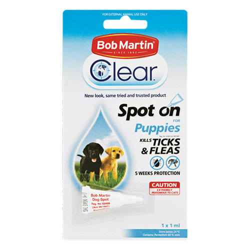 Bob Martin Clear Ticks & Fleas Spot On Buy Bob Martin Clear Ticks