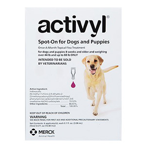 Activyl For Large Dogs 44-88 Lbs Purple 4 Pack