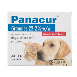 Panacur Granules For Cats (1.8 Gm) 6 Sachet
