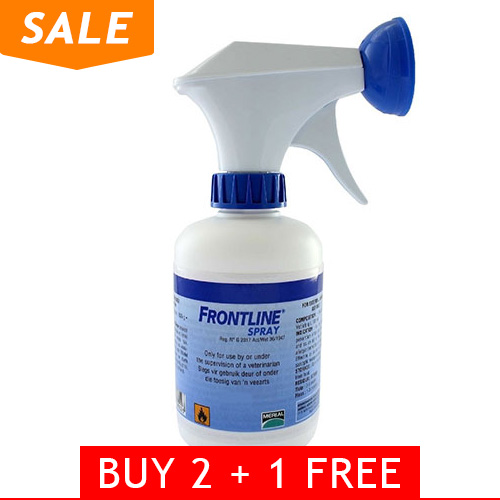 Frontline Plus Spray For Dogs 100 Ml 2 + 1 Free