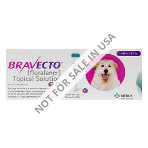Bravecto Topical For X-Large Dogs (Above 88 Lbs) Pink 1 Doses