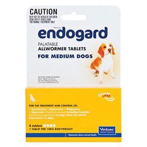 Endogard For Medium Dogs (22lbs) 4 Tablet