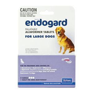 Endogard For Large Dogs (44lbs) 4 Tablet