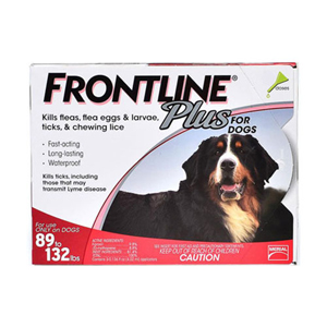 Frontline Plus For Extra Large Dogs Over 89 Lbs (Red) 6 Months