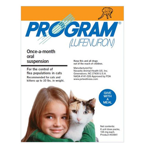 Program Oral Suspension Cat 0-10 Lbs (Orange) 12 Ampules