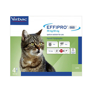 Effipro Duo Spot-On For Cats 4 Pack