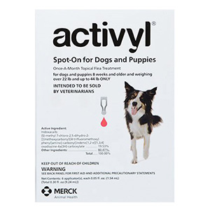 Activyl For Medium Dogs 22-44 Lbs Pink 4 Pack