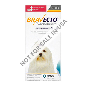 Bravecto For Toy Dogs 4.4 To 9.9 Lbs (Yellow) 1 Chews