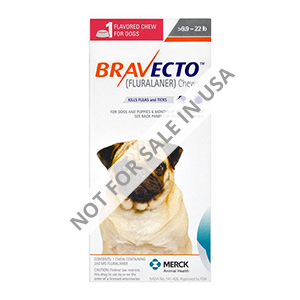 Bravecto For Small Dogs 9.9-22lbs (Orange) 3 + 1 Free