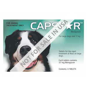 Capstar Green For Dogs 25.1 - 125 Lbs 6 Tablet