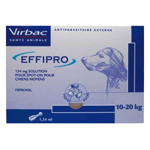 Effipro Spot-On Solution For Medium Dogs 23 To 44 Lbs. 8 Pack