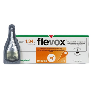 Flevox Spot-On For Medium Dogs 23 To 44 Lbs. (Orange) 6 Pack