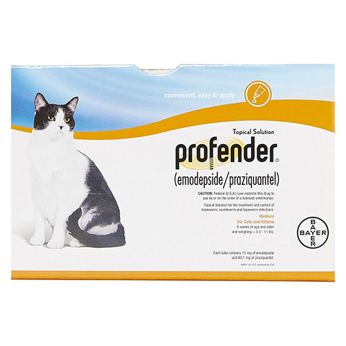 Profender Medium Cats (0.70 Ml) 5.5-11 Lbs 1 Doses