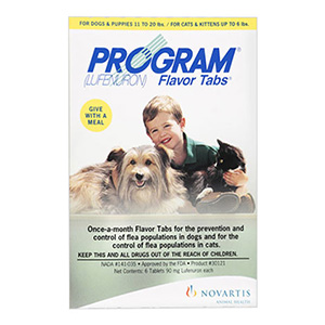 Program Flavour Tabs For Dogs 14.8 - 44lbs (Brown) 6 Tablet