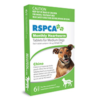 Rspca Monthly Heartworm Tablets Medium Dog 23-44lb (Green, 10-20kg) 12 Tablet