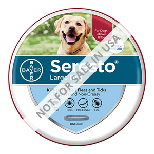 Seresto Collar For Large Dogs (Above 18 Lbs) 27.5 Inch (70 Cm) 1 Piece