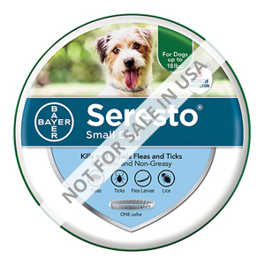 Seresto Collar For Small Dogs (Upto 18 Lbs) 15 Inch (38 Cm) 1 Piece