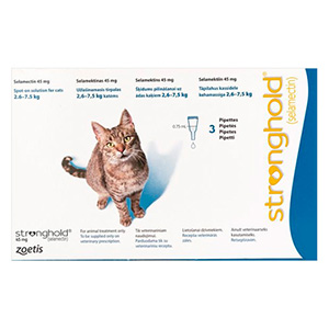 Stronghold Cats Upto 7.5 Kg 45 Mg 3 Months