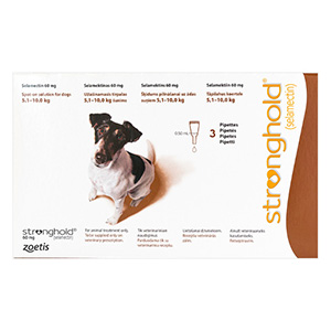 Stronghold Dogs 5.1-10.0 Kg 60 Mg (Brown) 3 Months