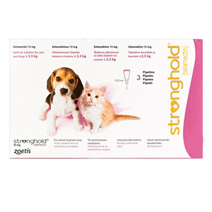 Stronghold Kittens & Puppy Upto 2.6 Kg 15 Mg (Rose) 12 Months